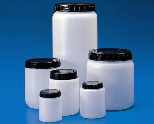 Specimen Container Double cap 500ml wide mouth