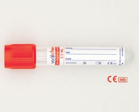 VACUCHECK - Gel separator+Clot activator tube 3.5ml