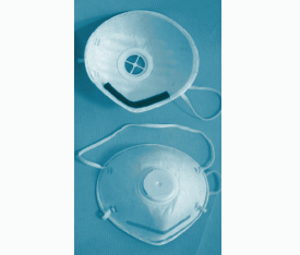 Máscara de particulas tipo cone, com Válvula Respiratória FFP-2
