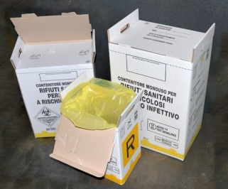 Disposable cardboard containers, 20L