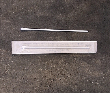Swabs rayon tip with plastic stick - bag 100 uni