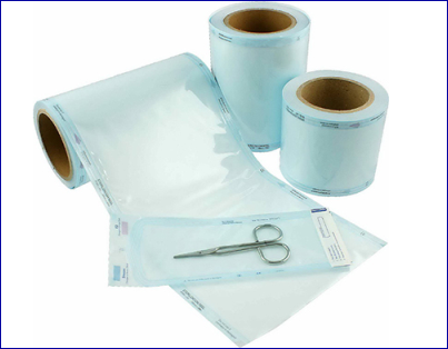 Peel-pack roll for Sterilization - 7.5cmx200mt